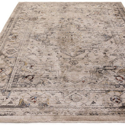 Traditional Luxurious Bordered Easy to clean Rug for Dining Room Bed Room and Living Room-160cm X 240cm