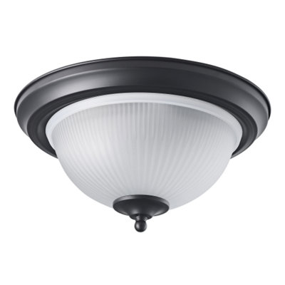 Ip44 black store bathroom light