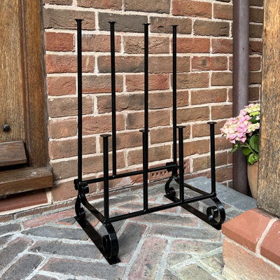 Wellington boot rack metal sales