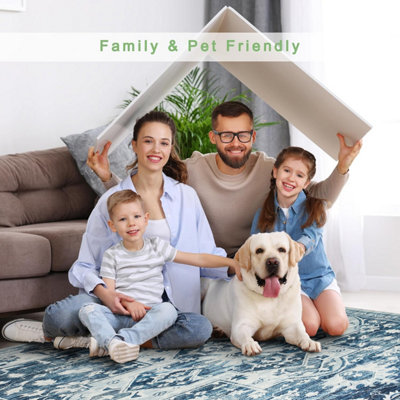 Traditional Non Slip Rugs Area Rug Living Room Bedroom Carpet