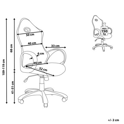 Traditional Office Chair White iCHAIR