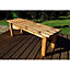 Traditional Outdoor Wooden Bench