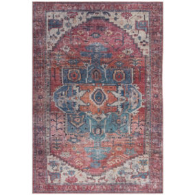 Traditional Persian Luxurious Abstract Bordered Easy to clean Rug for Dining Room Bed Room and Living Room-160cm X 230cm