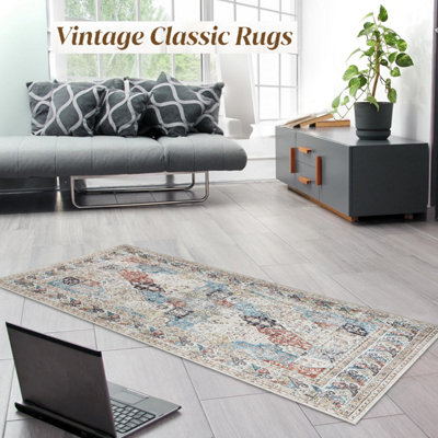 Traditional Rug Area Large Floor Mat Indoor/Outdoor Mats