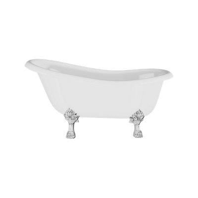 Traditional Slipper Freestanding Bath & Feet from Balterley - 1600mm x 770mm Price Comparisons | Compare The Build