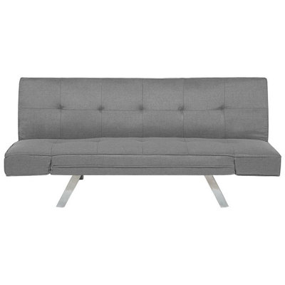 Traditional Sofa Bed BRISTOL Light Grey