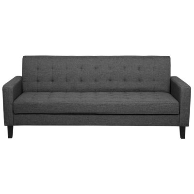 Traditional Sofa Bed VEHKOO Dark Grey