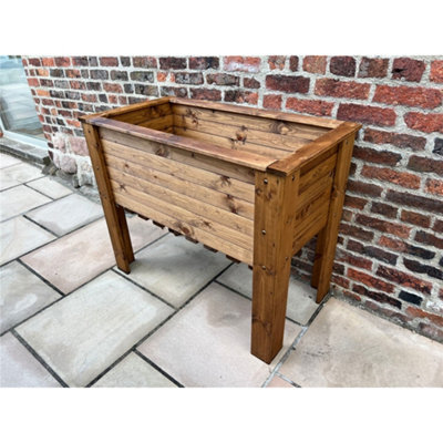 Traditional Somerford Deep Root Extra Large Wooden Planter