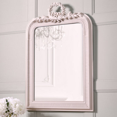 Traditional Style Hallway Bedroom Portofino Leaves Wall Mirror