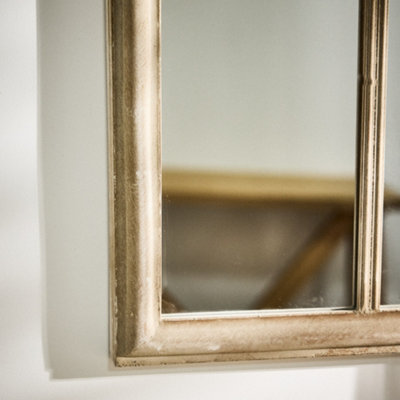 Traditional Style Pointed Arch Mirror Decorative Wall Mirror Window ...