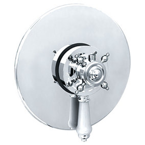 Traditional Thermostatic Concealed Shower Valve with Lever and Knob