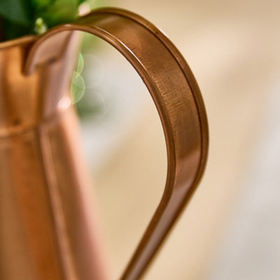 Traditional Watertight Copper Jug Flower Vase - 5