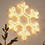 Traditional White Snowflake Neon LED Christmas Decoration Light
