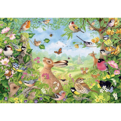 Traditional Wildlife Animals Jigsaw Puzzle 1000 Pieces