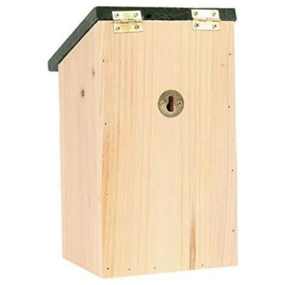 Traditional Wooden Garden Ornaments Outdoor Bird House Slate Roof Stunning Garden Bird Box