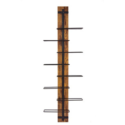 Traditional Wooden Upright 8 Bottle Wine Rack Wine Bottle Holder