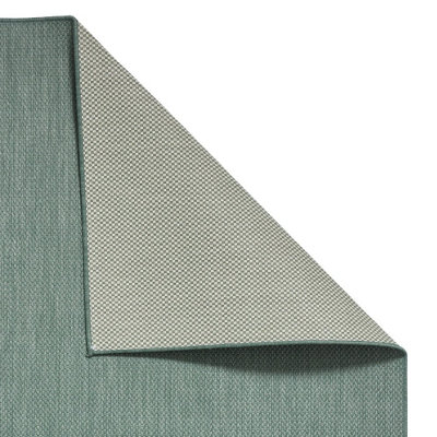 Trail Flat Weave Plain Rug - Dark Green - 160x230
