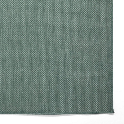 Trail Flat Weave Plain Rug - Dark Green - 160x230