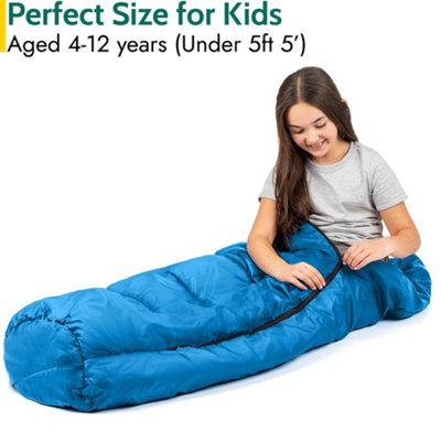 REDCAMP Kids Sleeping Bag For Boys Girls & Teens, 3 Season