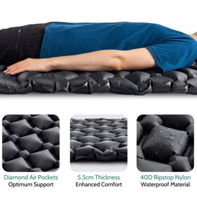 Best Memory Foam Camping Mattress RANZIVOO Foam Sleeping Mats For