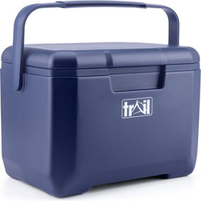 Trail Small Cool Box 6L Insulated Hard Cooler Hot Cold Food Drink Picnic Lunch Camping - Dark Blue