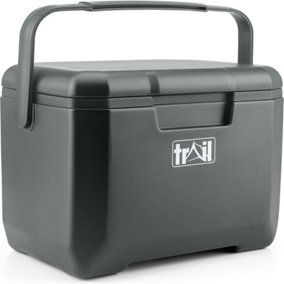 Trail Small Cool Box 6L Insulated Hard Cooler Hot Cold Food Drink Picnic Lunch Camping - Dark Grey