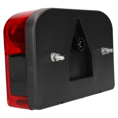 Trailer / Caravan Left Rectangular Light Replacement Lamp with Plug ...