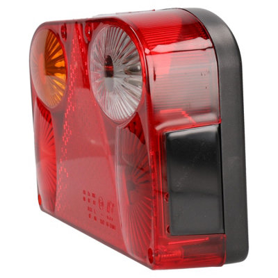 Trailer / Caravan Left Rectangular Light Replacement Lamp with Plug ...