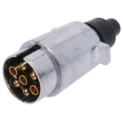 Trailer / Caravan Plug 7 Pin N Type Aluminium Metal Casing TR040