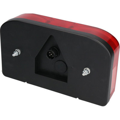 Luce Posteriore Sinistra Per Roulotte AB Tools Con Spina AJBA A 6 Pin – Omologata CE, Include Freno, Freccia E Retromarcia
