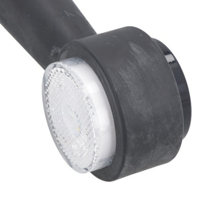 Trailer LED Left Front Marker Light White Lamp with Rubber Base 12V 24V