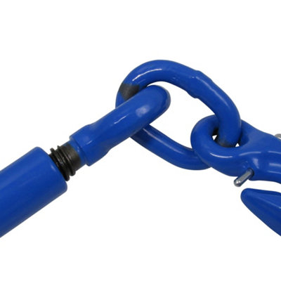 Dropship VEVOR Ratchet Chain Binder, 3/8"-1/2" Heavy Duty Load Binders With G80 Hooks 12000 Lbs Secure Load Limit Labor Saving Anti Skid Handle Tie Down Hauling Chain Binders For Flatbed Truck Trailer 4 Pc