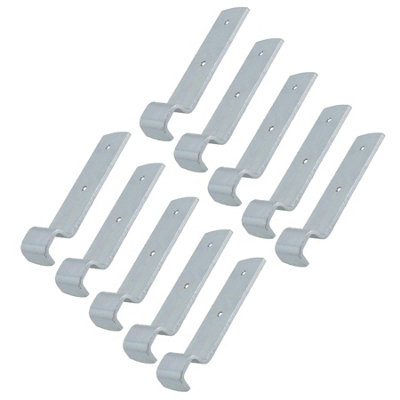 Trailer Long Retaining Hook Over Centre Latch 143mm x 35mm 609kg Capacity 10pc
