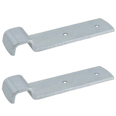 Trailer Long Retaining Hook Over Centre Latch 143mm x 35mm 609kg Capacity 2pc