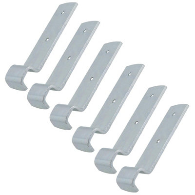 Trailer Long Retaining Hook Over Centre Latch 143mm x 35mm 609kg Capacity 6pc