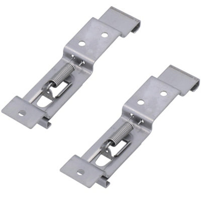 Trailer Number Plate Clips / Holder Spring Loaded Stainless Steel PAIR ...