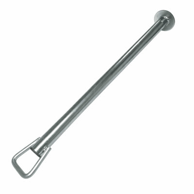 Trailer Prop Stand Drop Tube with Handle 34MM x 600MM (Caravan Support ...