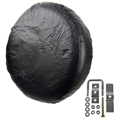 Trailer Spare Wheel Carrier Bracket Universal Clamp Type & Wheel Tyre Cover 28" Price Comparisons | Compare The Build