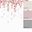 Trailing Cherry Blossom Mural in Pink and White (350cm x 240cm)