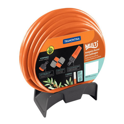 Tramontina 1/2" Flex Garden Hose 30m with Accessories