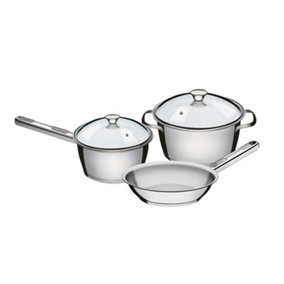 Tramontina 3 Pcs. Stainless Steel Cookware Set