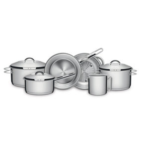 Tramontina 6 Pcs. Stainless Steel Cookware Set Solar