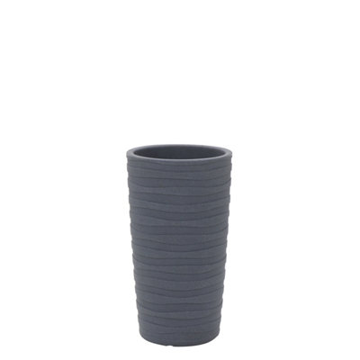 Tramontina Grego Polyethylene Planter (65m high, graphite)