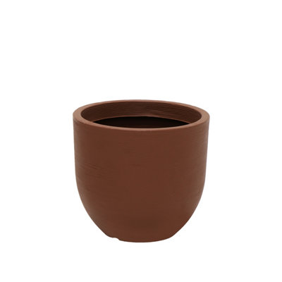 Tramontina Laos Polyethylene Planter (38cm high, brown)