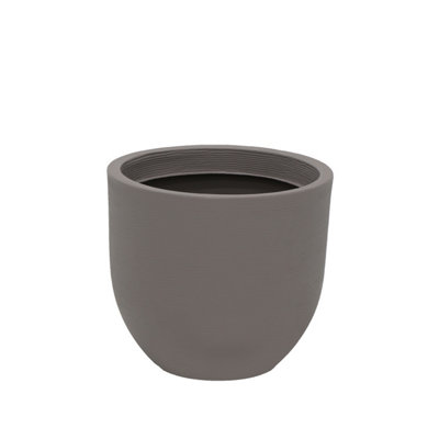 Tramontina Laos Polyethylene Planter (38cm high, concrete/grey)