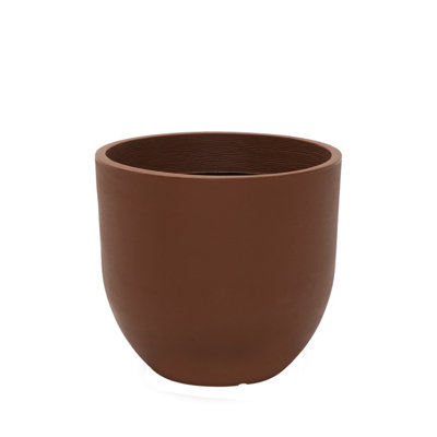 Tramontina Laos Polyethylene Planter (54cm high, brown)