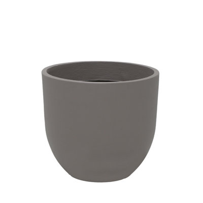 Tramontina Laos Polyethylene Planter (54cm high, concrete/grey) | DIY ...