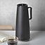 Tramontina Thermal Flask, Interior Glass Container, Black, 1.0l