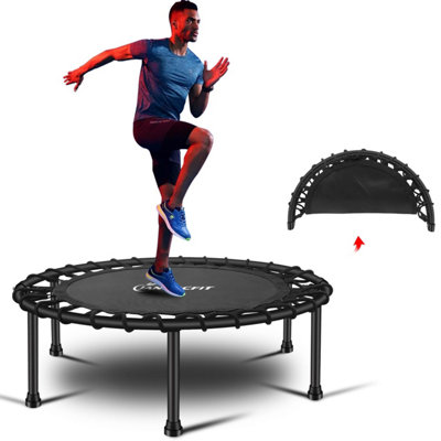 Trampoline Bungee Style Fitness Jumper 38" Rebounder Bouncer Exercise Silent