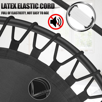 Trampoline Bungee Style Fitness Jumper 38" Rebounder Bouncer Exercise Silent - 3